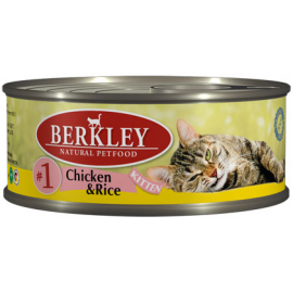  Berkley консервы для котят с цыпленком и рисом, Kitten Chicken&Rice